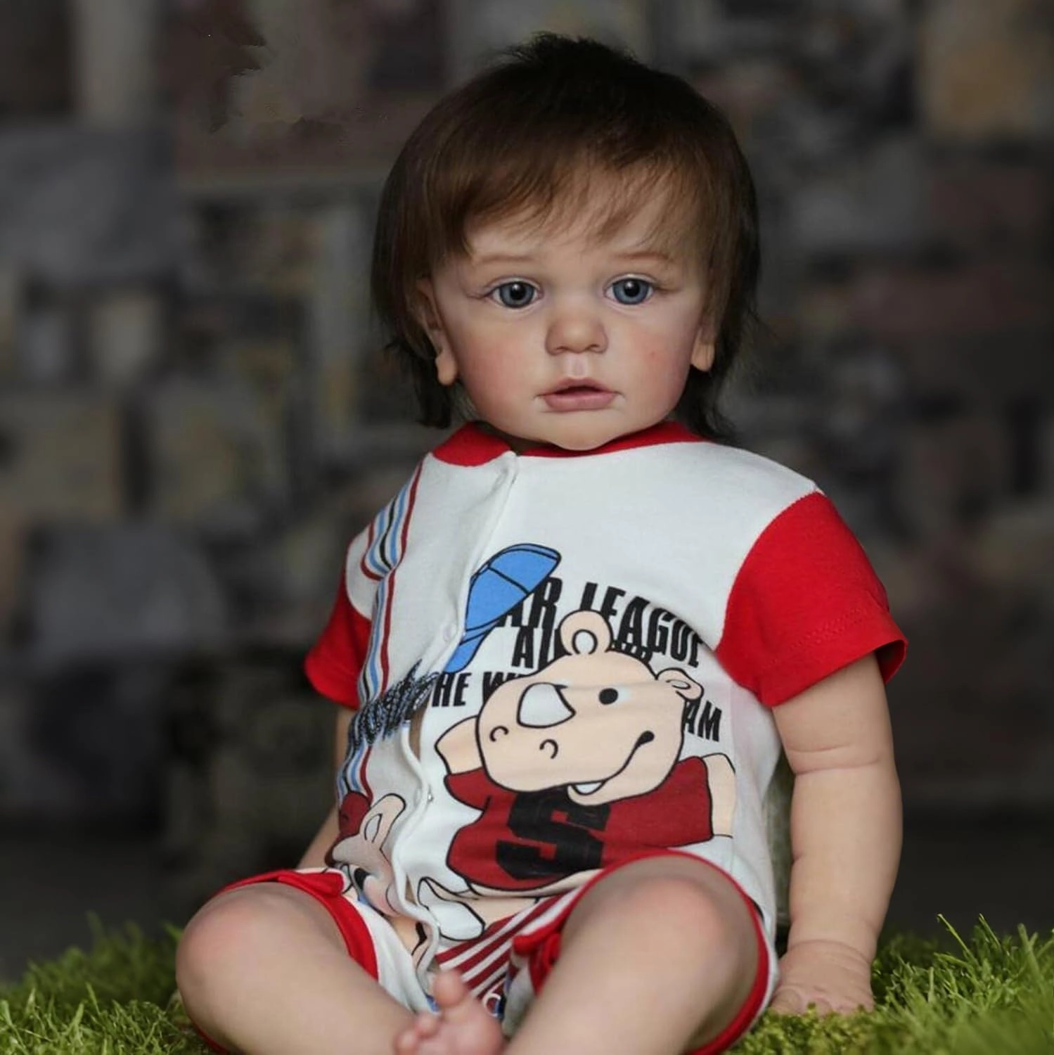 Babi Reborn Baby Doll - 24inch 61cm Silicone Boy Ages 3+