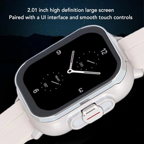Smart Watch with Earbuds - 2.01 inch ABS Steel