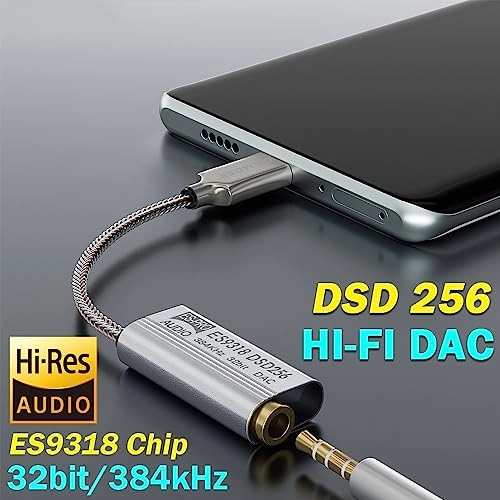 USB Type C to 3.5mm DAC Adapter