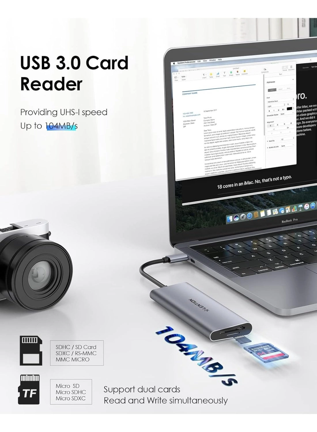 CB-CE18s - 8-in-1 USB-C Hub 4K@60Hz HDMI 100W PD