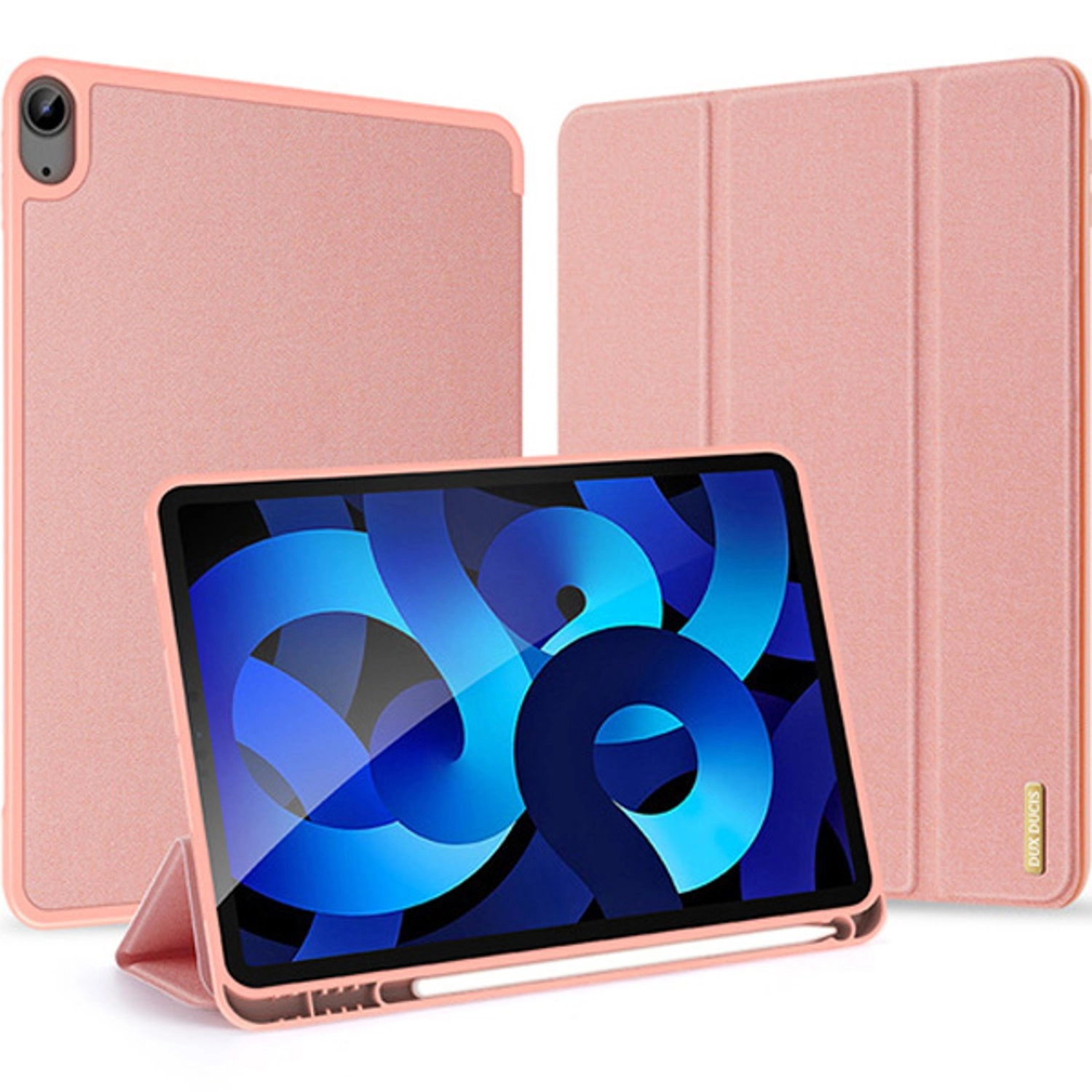 Folio Case with Pencil Holder and Wake/Sleep Function for iPad Air 4/5 10.9-inch