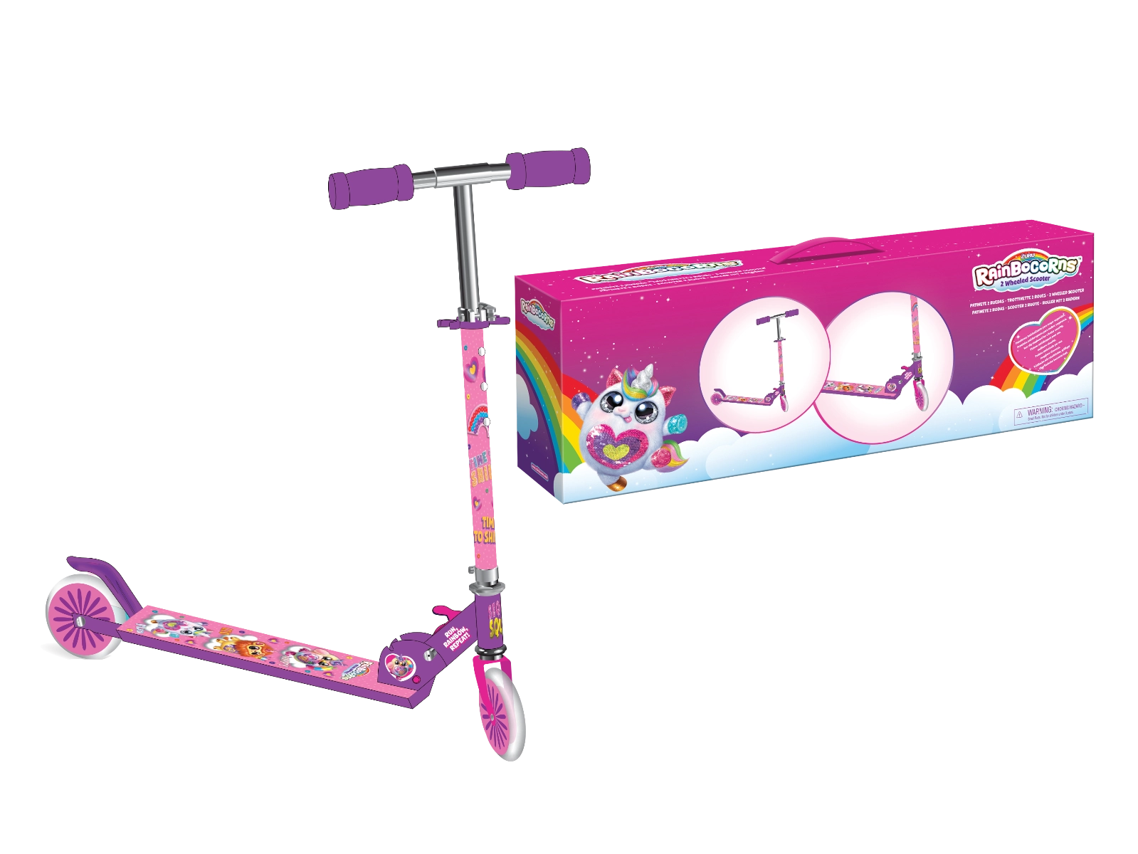 2-Wheel Kick Scooter – Foldable
