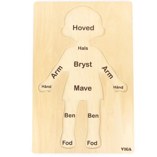 Body Parts Puzzle-Boy - 3+ 12 pieces