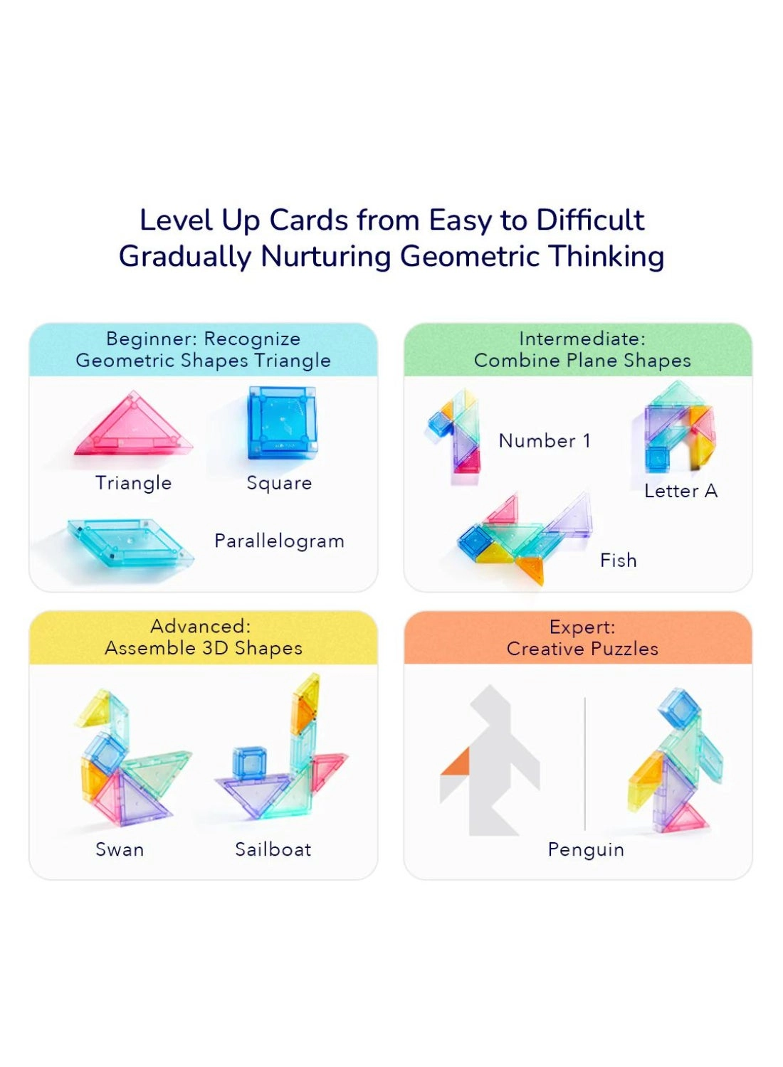 Magnetic Tangram - 3+