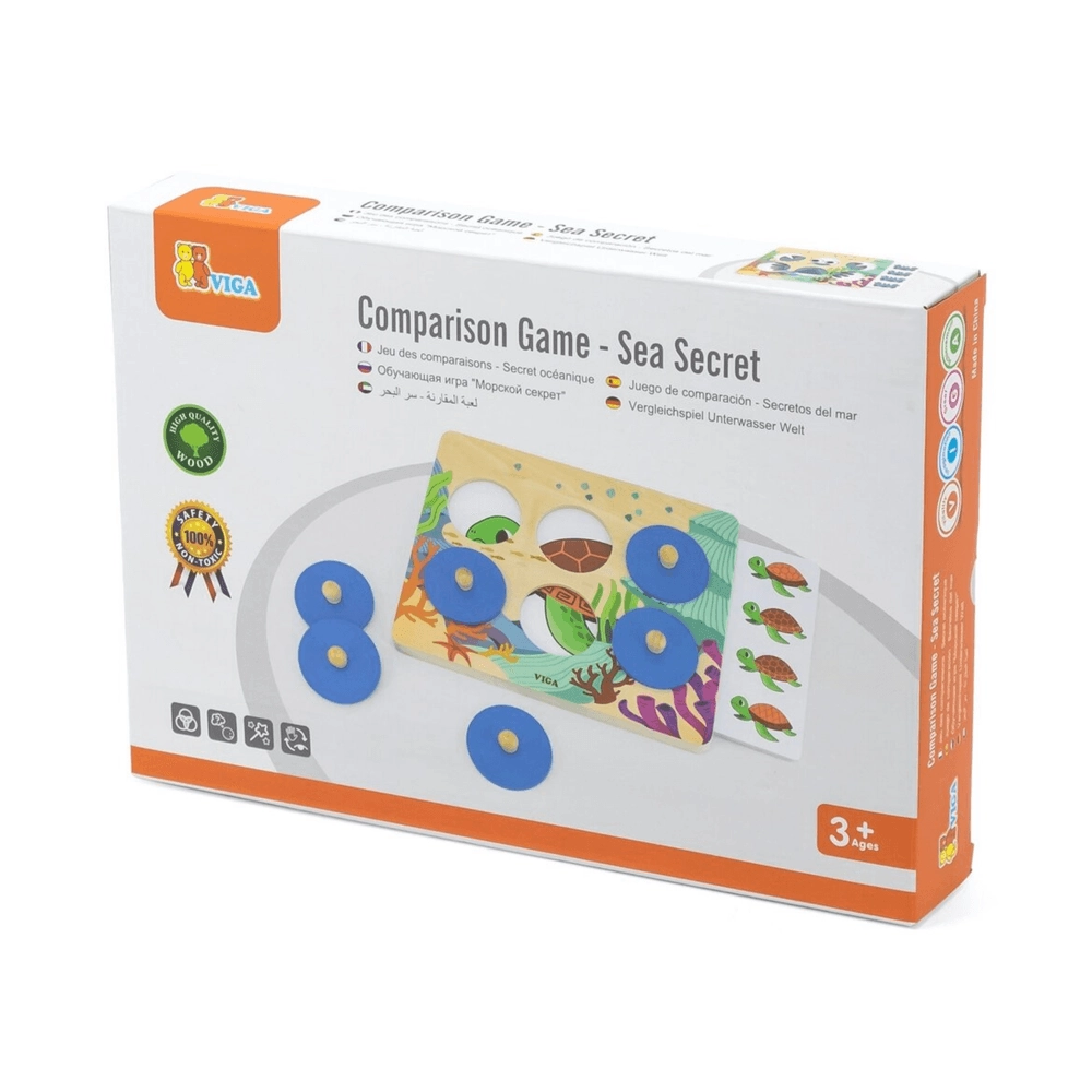 VIGA Sea Secrets Wooden Puzzle (29464294-44638) - 10 pcs