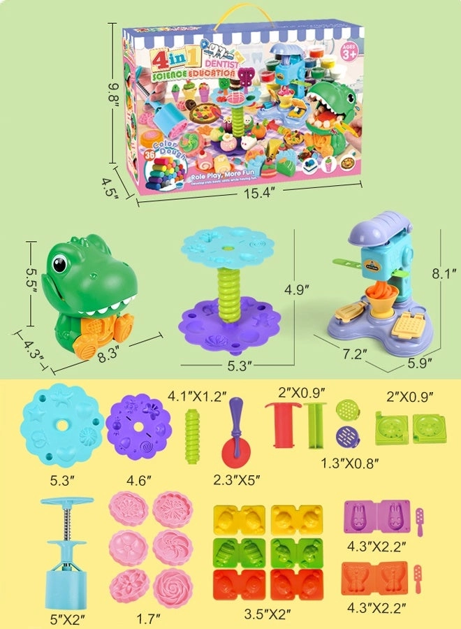 Dough Play Set - 3+ years 104 pcs