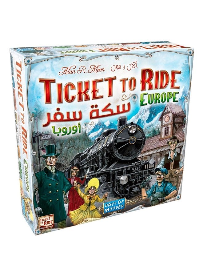 Ticket To Ride Europe (Arabic/English)
