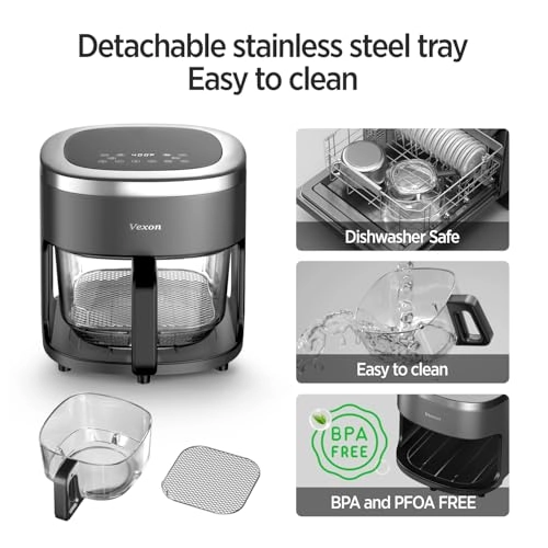 Glass Air Fryer GM-AF01