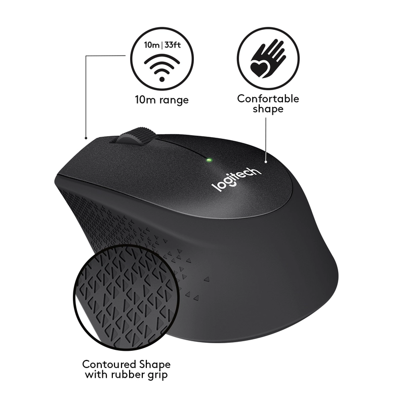 M330 Optical Mute Mouse - Wireless
