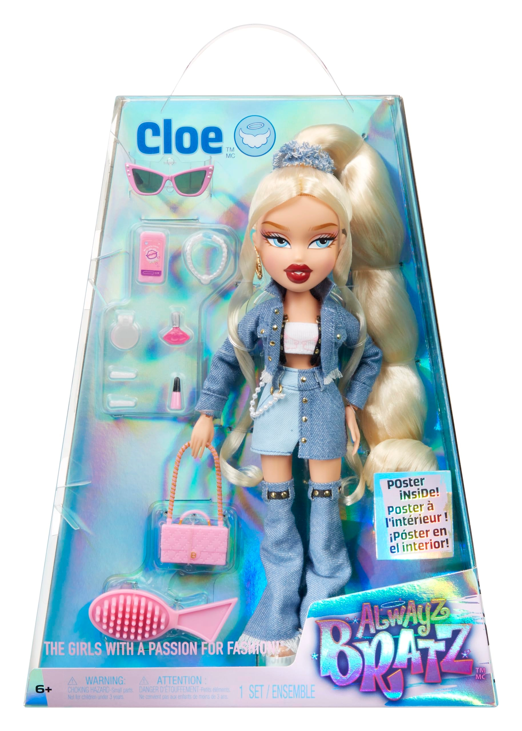 Cloe Fashion Doll - Alwayz 10 Accessories Ages 6+