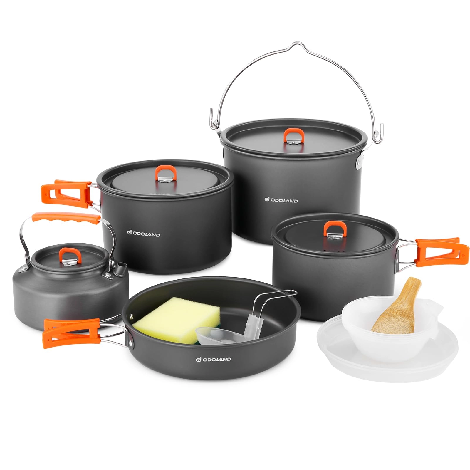 15pcs Camping Cookware Set
