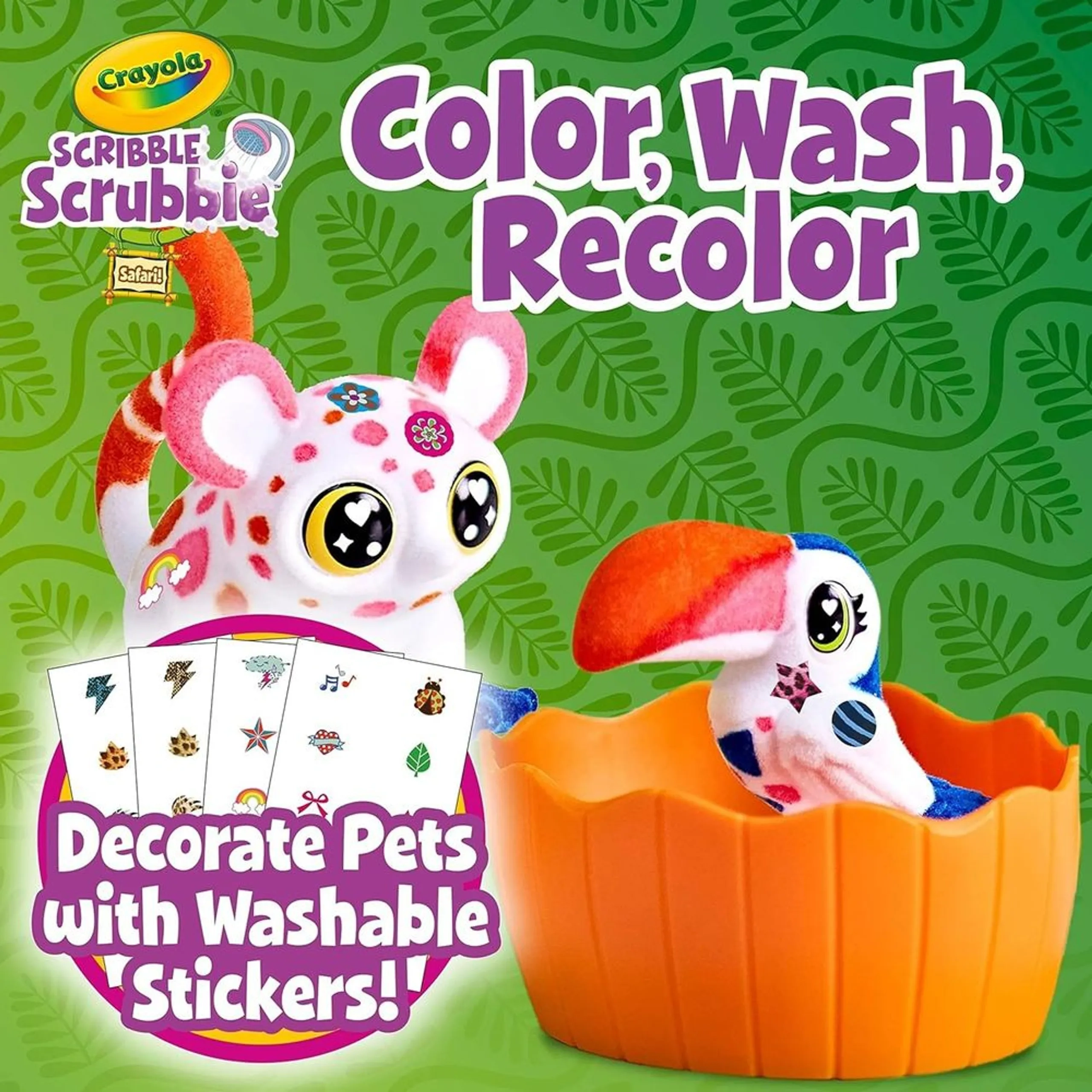 Scribble Scrubbie Pets - 3 washable markers