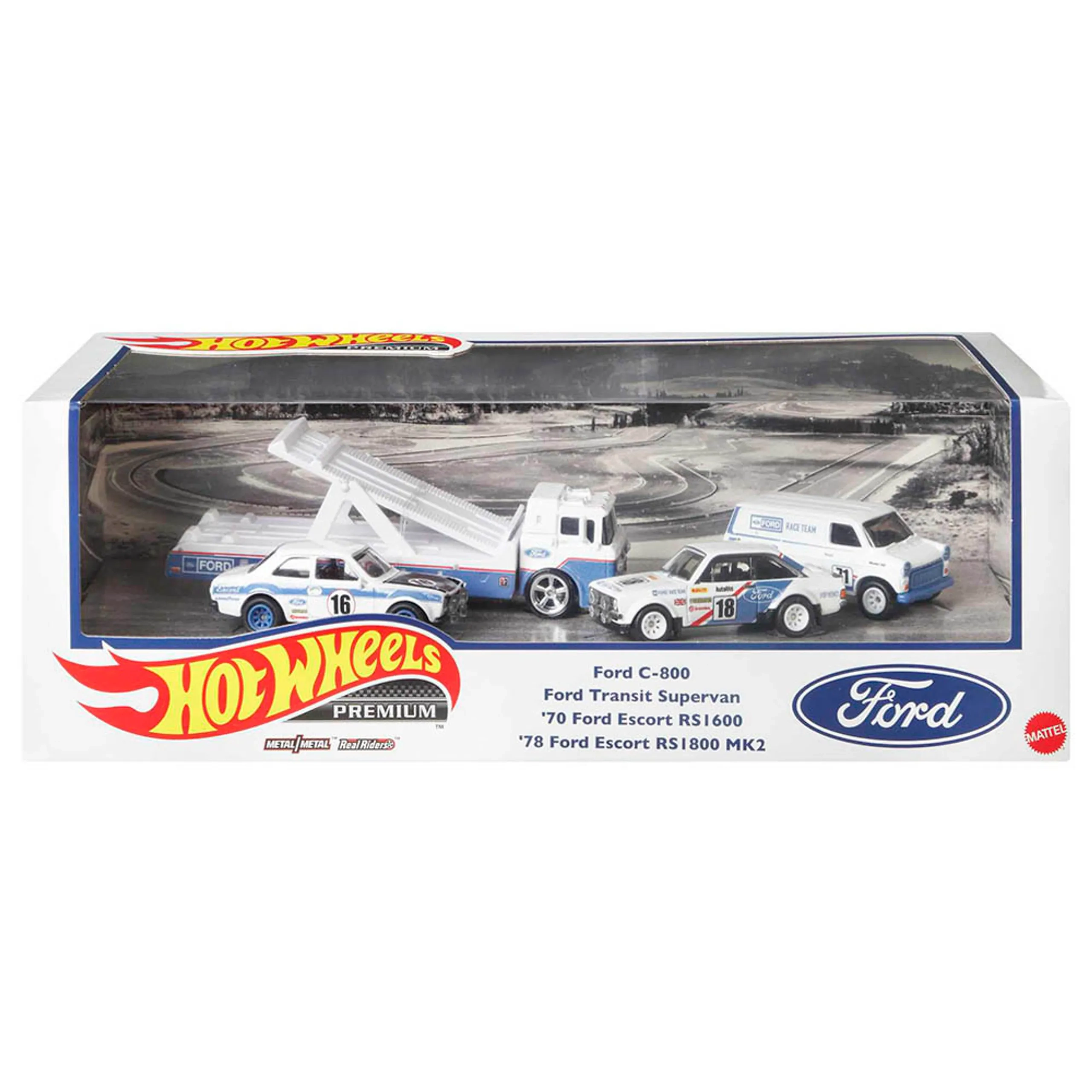 Track Day Collector Playset - 1:64 4pcs