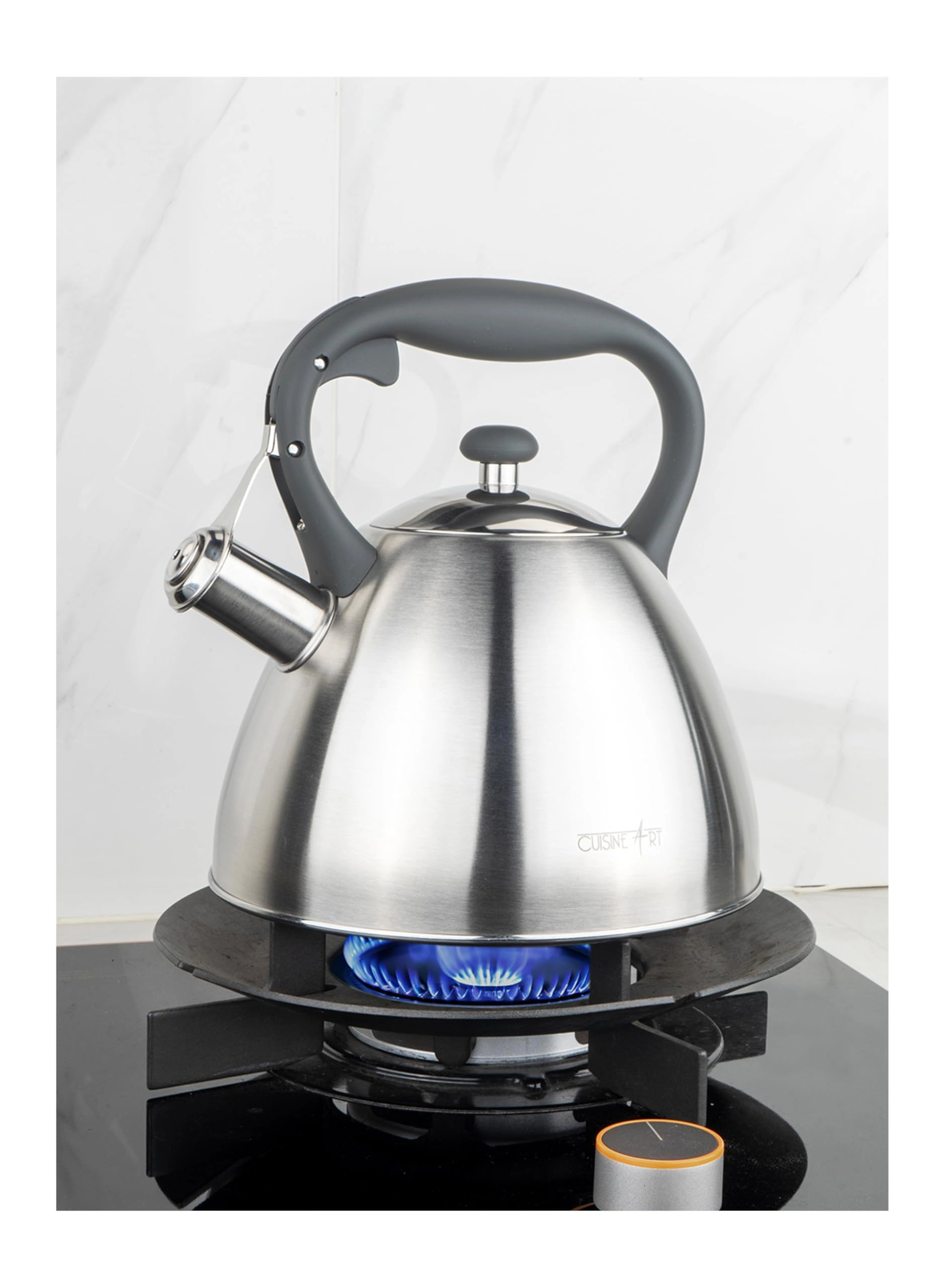 Cuisine Art BRIN Stainless Steel Whistling Tea Kettle - 2.5 Liters