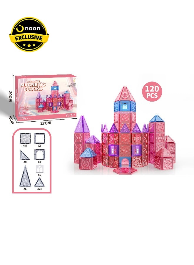 Magni Mates Magnetic Building Blocks - 120 pcs