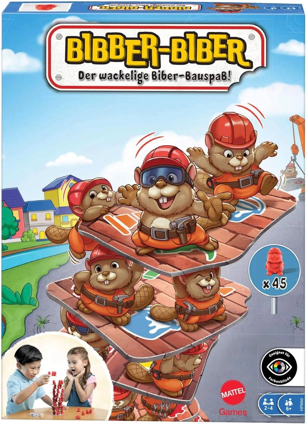 Mattel Games Beaver Build-up (520-HPW60)