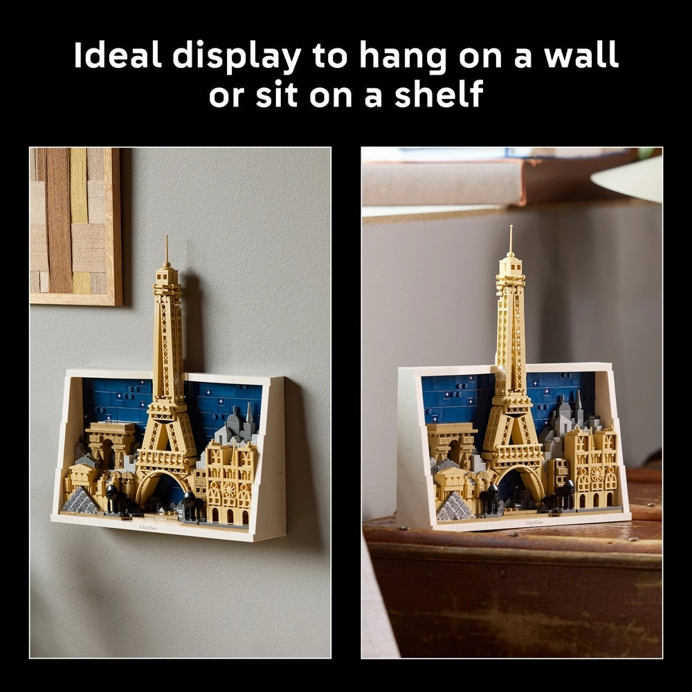 Architecture Paris – City of Love (21064) - Home Decor 3D Wall Art