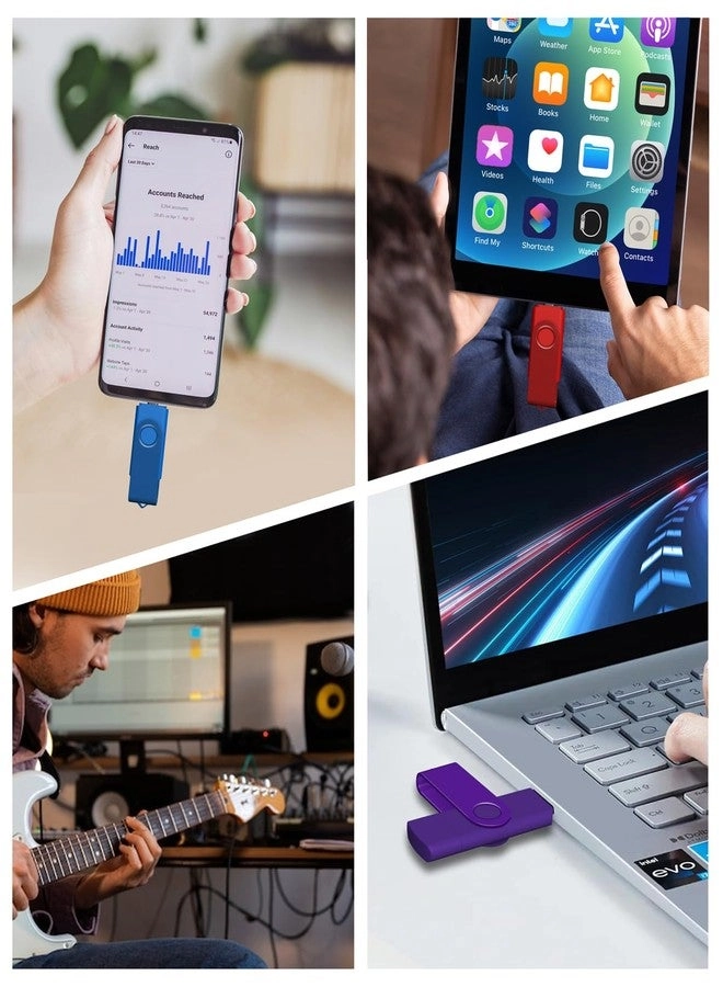 USB C Flash Drive - USB 2.0 USB-C USB-A 16GB