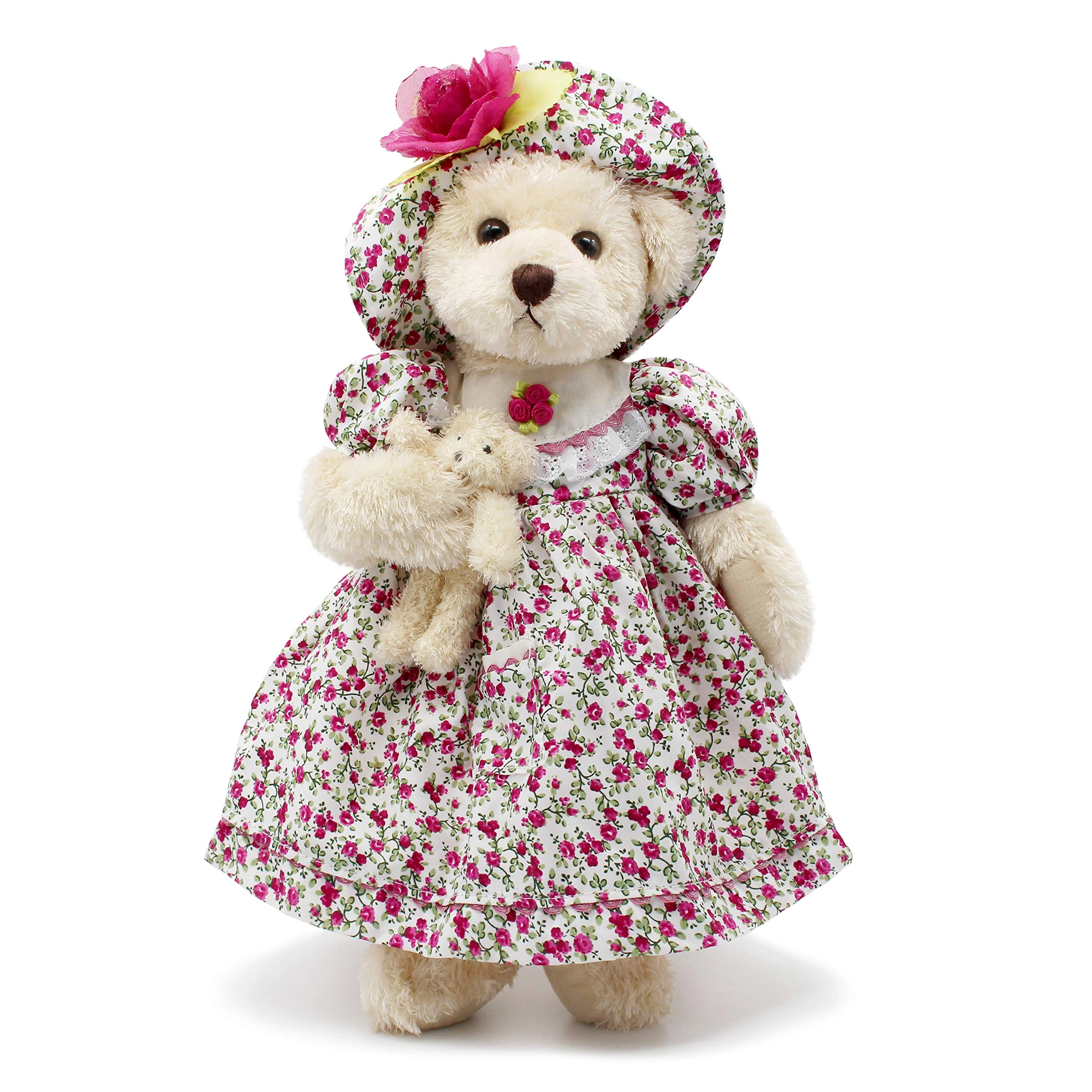 oits cute Teddy Bear 16inch/teddybear 41 cm Plush - Pink Lace