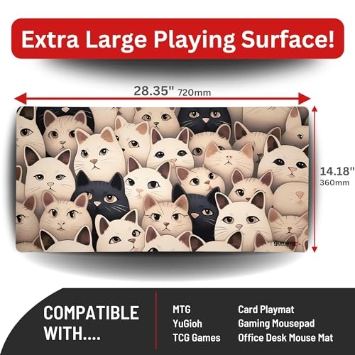 GMCX Polyester Gaming Mouse Pad - 71.12x35.56 cm
