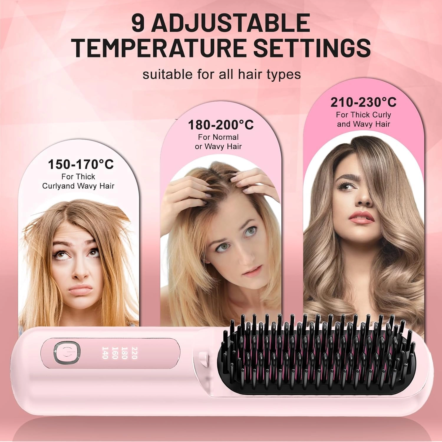 Go Brush Pro - Cordless Rechargeable Pink