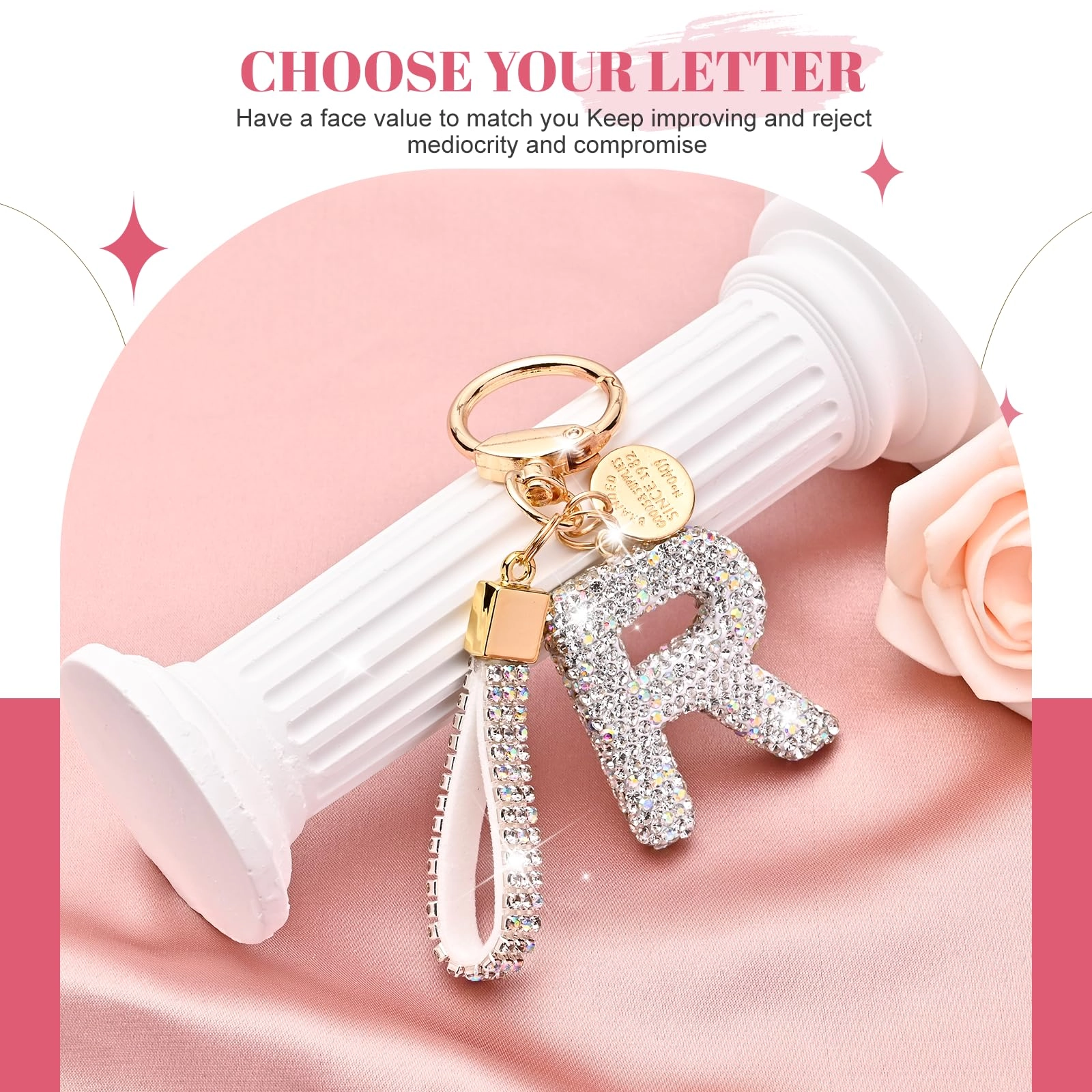 Initial Letter Keychain
