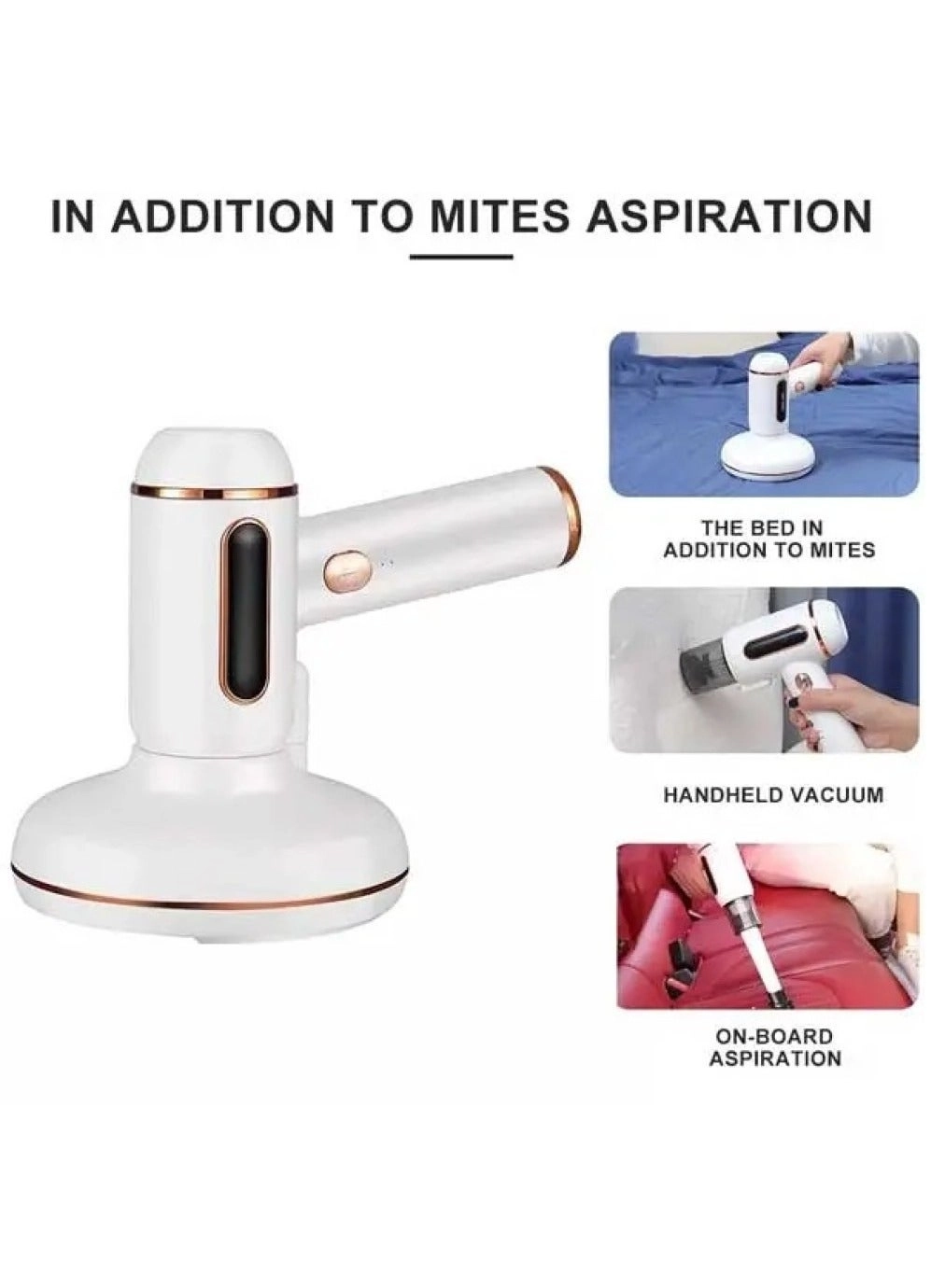 Handheld Mattress Vacuum - Cordless UV 10,000Pa