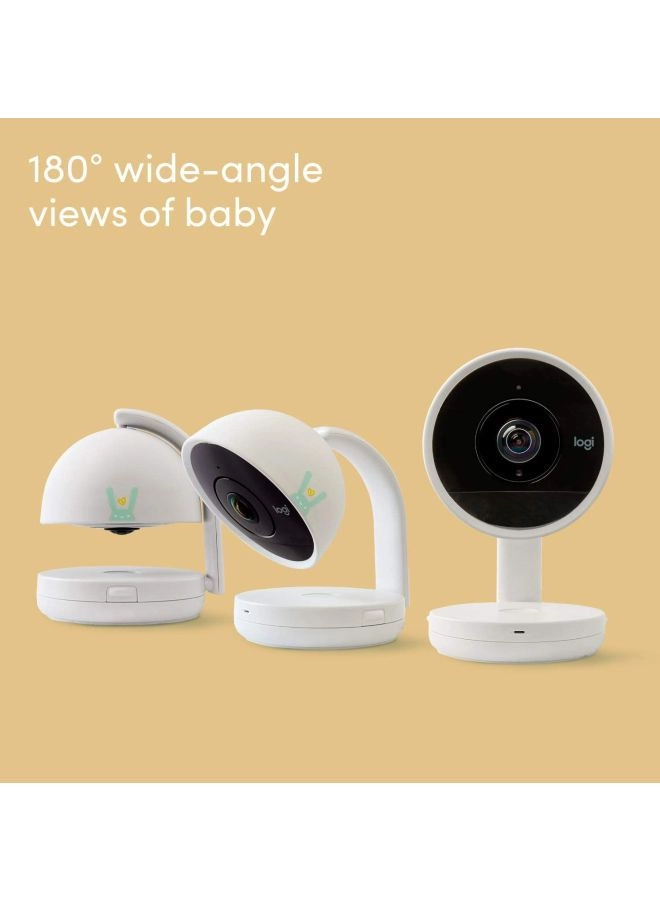 Baby Video Monitor - 1080p HD 180° ultra-wide vision