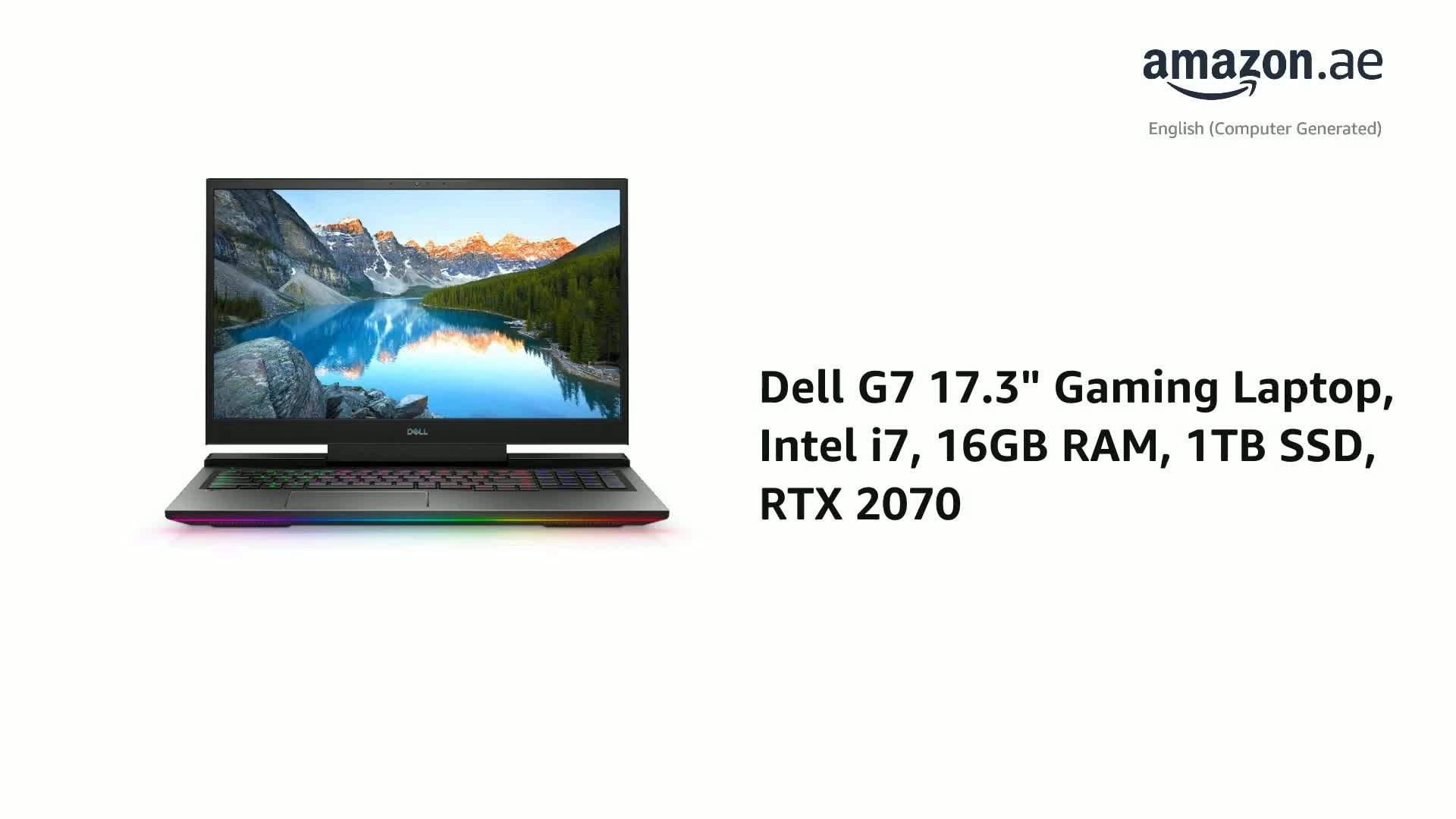 G7-7700 - 17.3'' i7-10750H 16GB DDR4 1000GB SSD