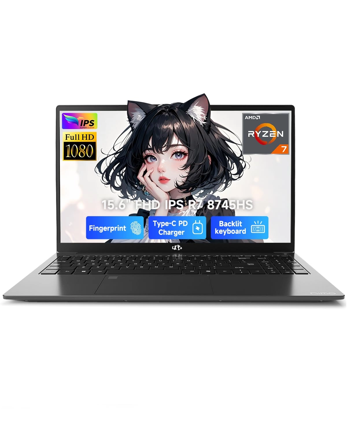 NIMO N158L N158 - 15.6'' Ryzen 7 8745HS 32GB DDR5 1TB SSD