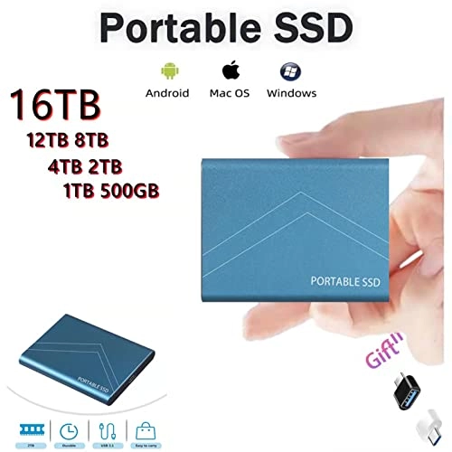 USB 3.1 SSD External Drive - 2TB