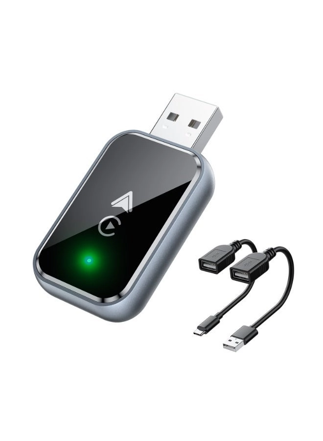 2-in-1 Wireless CarPlay and Android Auto Adapter