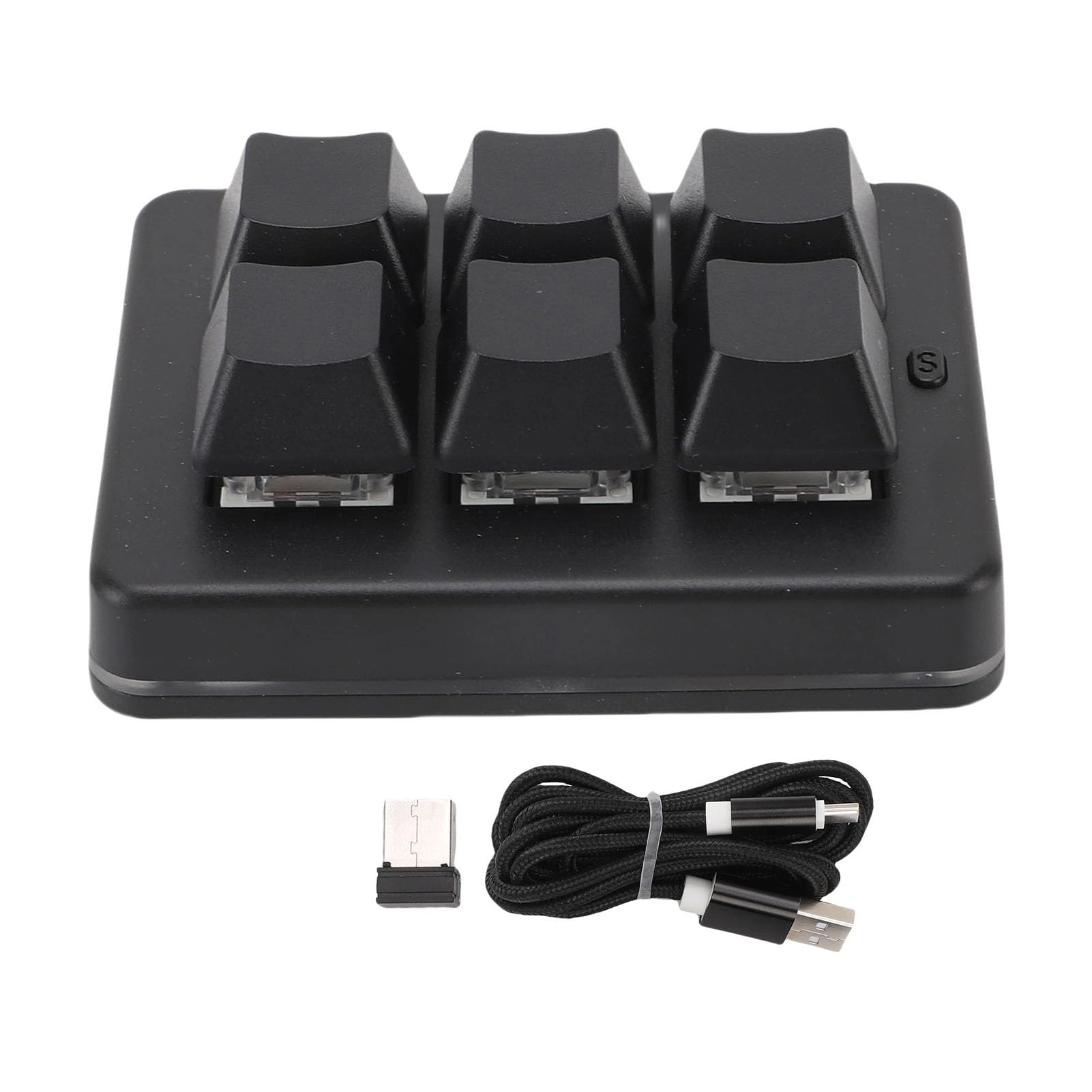 GOWENIC 6 Key Macro Keyboard - Wired/Wireless