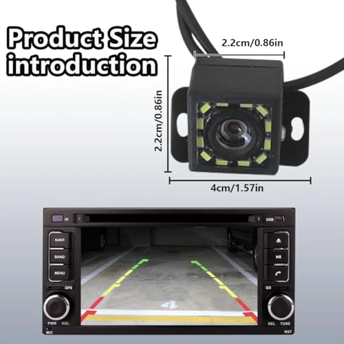 Backup Camera - 12-LED Night Vision AV/RCA 420 TV Lines