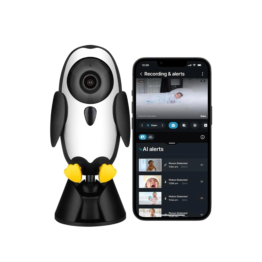 Qubo security camera - 1080p Wi-Fi Baby Cry Alert