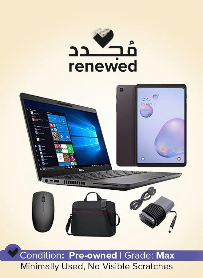 DELL (Renewed) Latitude 5400 - 14'' i5-8365U 16GB DDR4 256GB SSD + Galaxy Tab A - 32GB + Laptop bag + Wireless mouse + Laptop charger