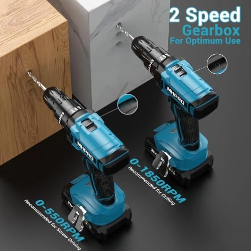 Hammer Drill - 2 x 2.0Ah