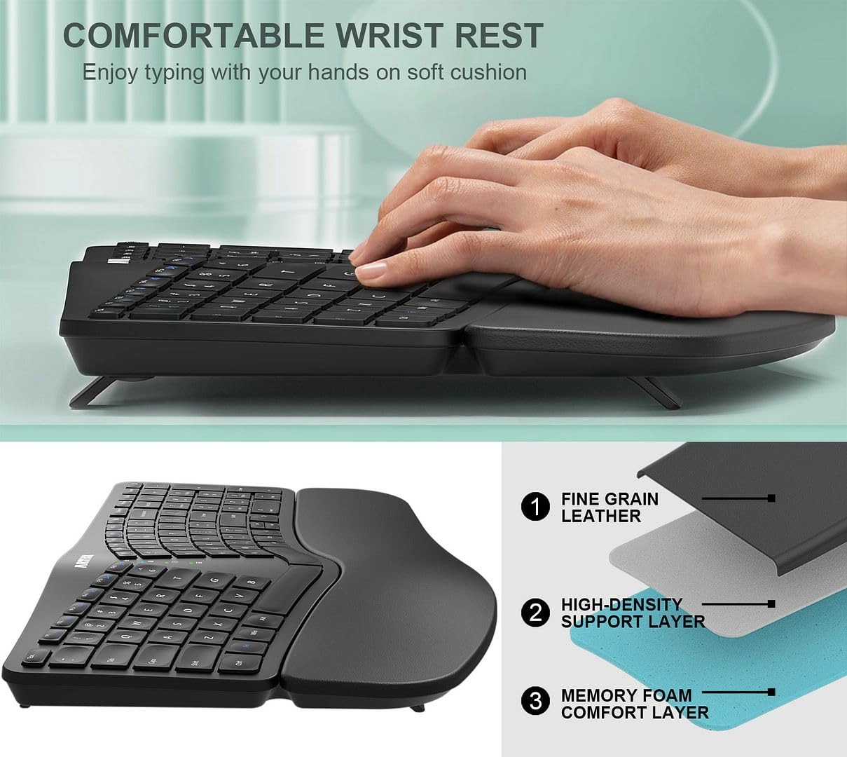 Split Ergonomic Keyboard - Wireless