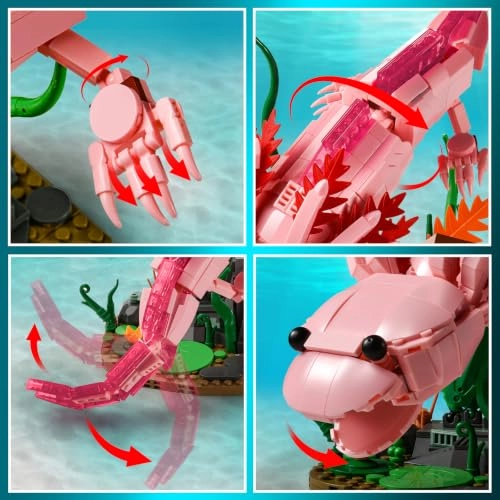 Axolotl Building Set - 998 pcs Animal