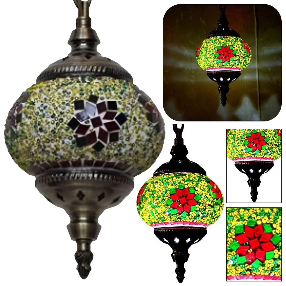 Mediterranean Pendant - E27 Mosaic