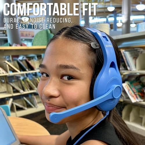 Classroom Headphones with Microphone - Wired Headphone Pack