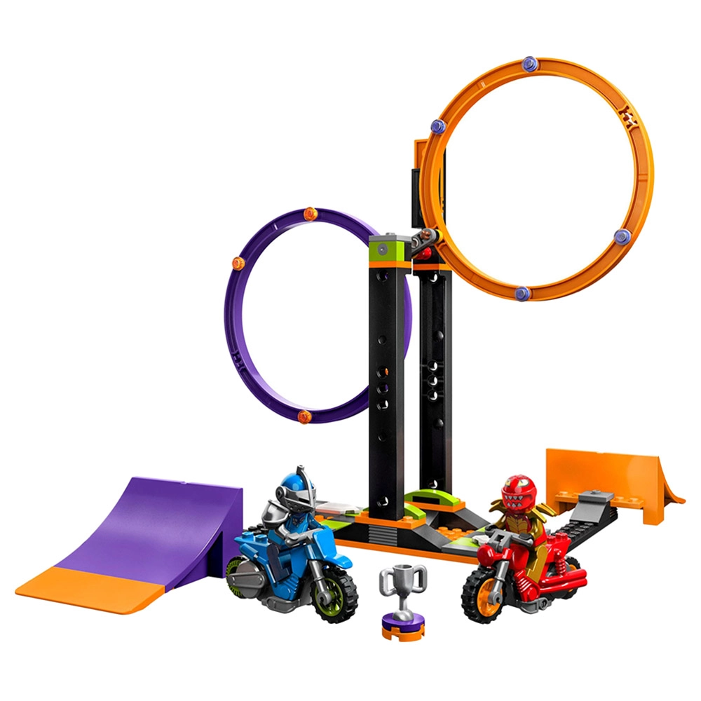 LEGO City Stuntz Spinning Stunt Challenge (60360) - red 6+