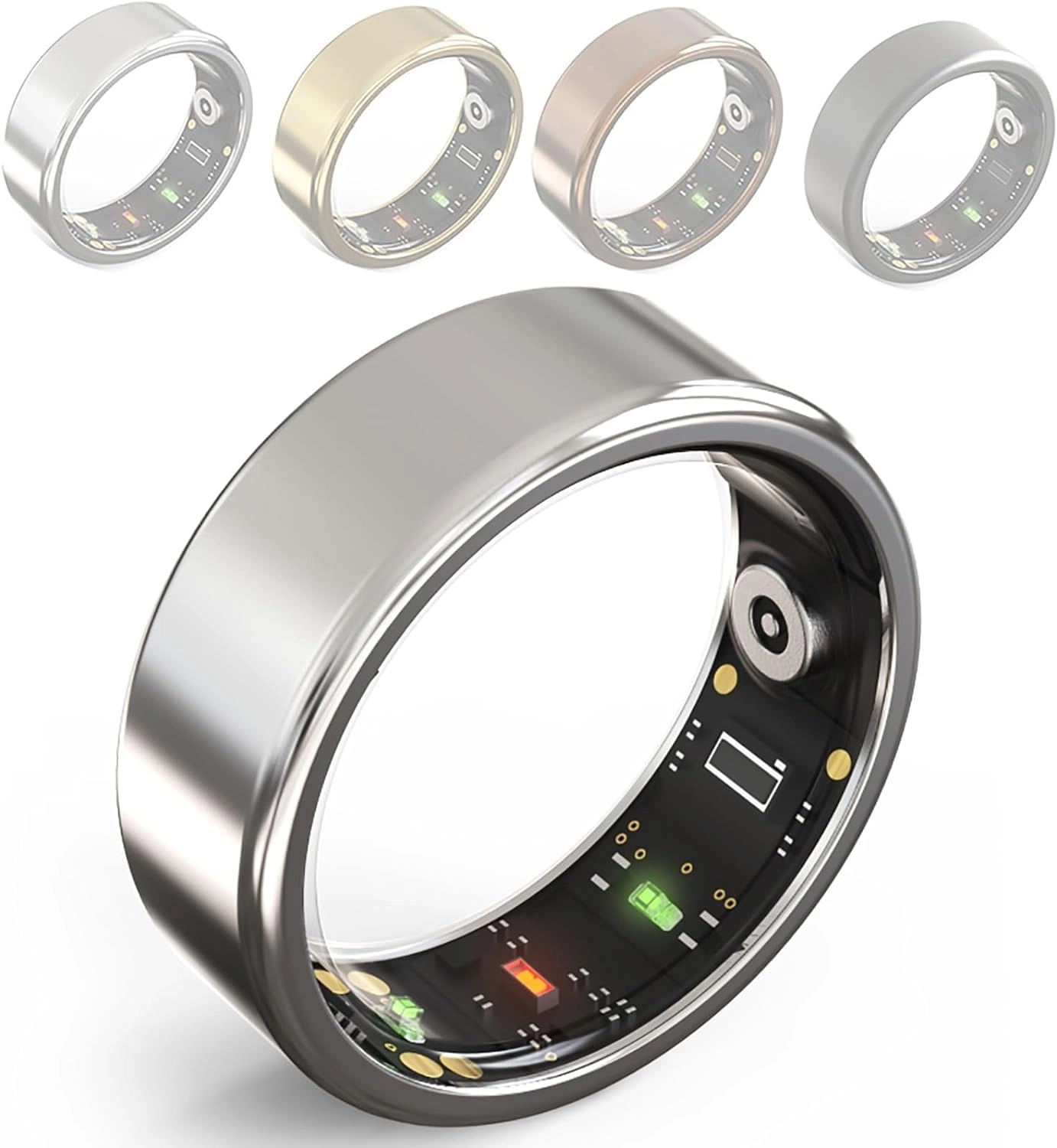 Smart Ring - Heart Rate Temperature Monitoring 7 Day Battery Life