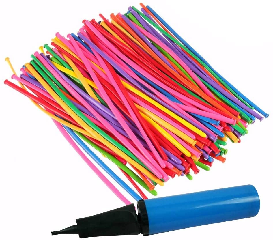 JOLLITY LLC Magic Long Balloons - 201 Pcs Decor