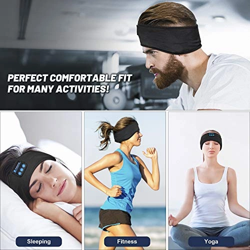 Sleep Headphones - Wireless Bluetooth 5.0 Ultra-Thin HD