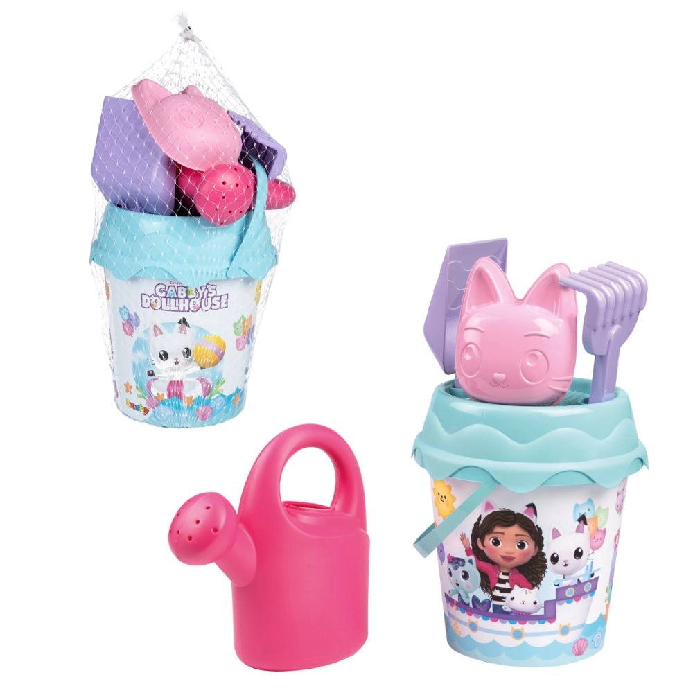 Gabby's Dollhouse Beach Bucket Playset - Light Blue 3+