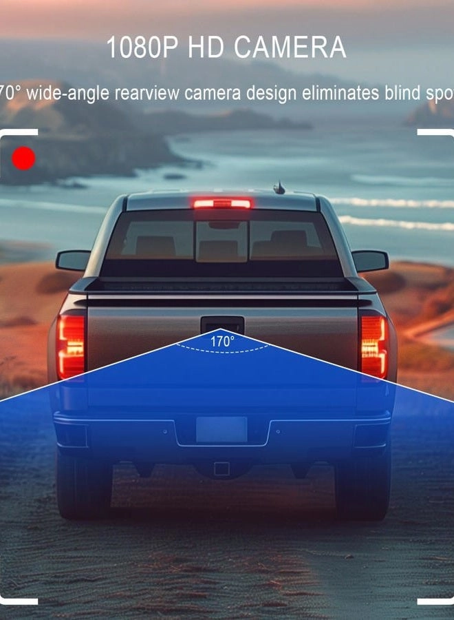 Rear View Backup Tailgate Handle Camera - 1080P