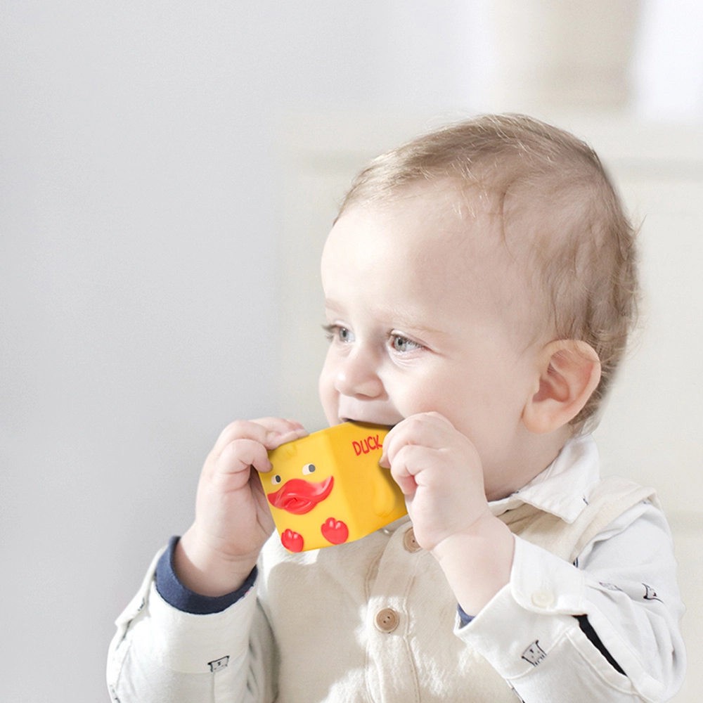 Animal Squeeze & Stack Blocks - Suitable for 3 to 12 months 6 Pcs