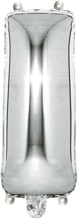 AL ARQAM LLC I Alphabet Letter Foil Balloon - 16-Inch Silver