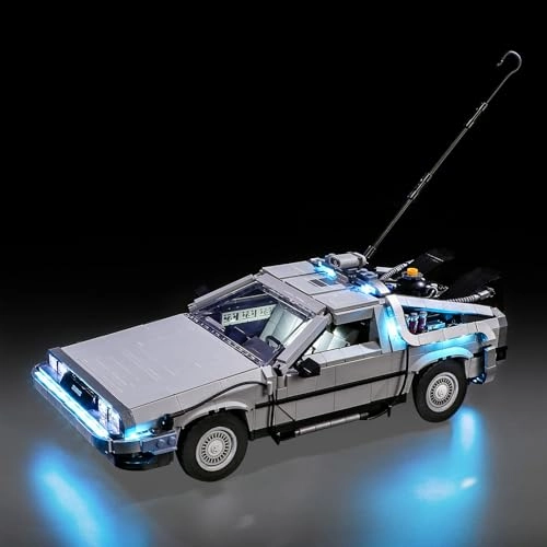 LED Light Kit for LEGO Back to The Future Time Machine Set 10300
